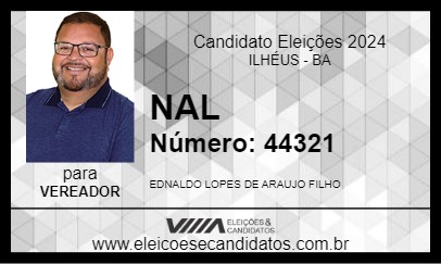 Candidato NAL 2024 - ILHÉUS - Eleições