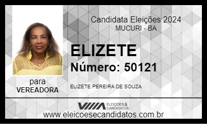 Candidato ELIZETE 2024 - MUCURI - Eleições