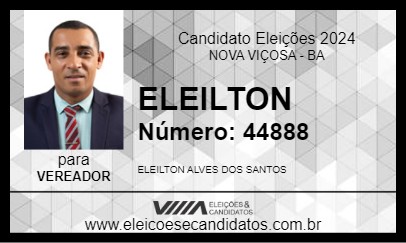 Candidato ELEILTON 2024 - NOVA VIÇOSA - Eleições