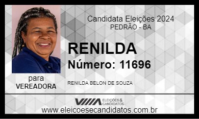 Candidato RENILDA 2024 - PEDRÃO - Eleições