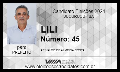 Candidato LILI 2024 - JUCURUÇU - Eleições