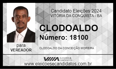 Candidato CLODOALDO 2024 - VITÓRIA DA CONQUISTA - Eleições