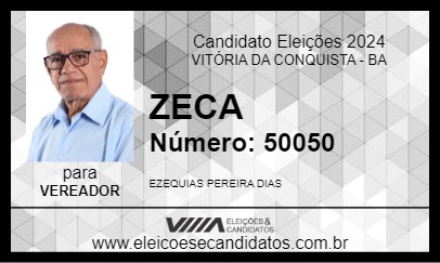 Candidato ZECA 2024 - VITÓRIA DA CONQUISTA - Eleições