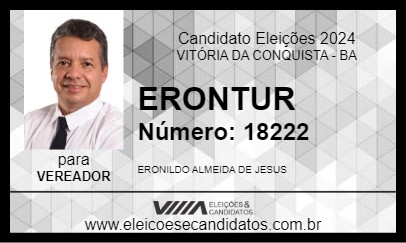 Candidato ERONTUR 2024 - VITÓRIA DA CONQUISTA - Eleições