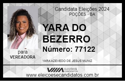 Candidato YARA DO BEZERRO 2024 - POÇÕES - Eleições