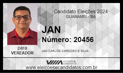 Candidato JAN 2024 - GUANAMBI - Eleições