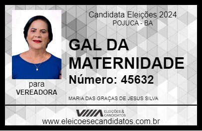 Candidato GAL DA MATERNIDADE 2024 - POJUCA - Eleições