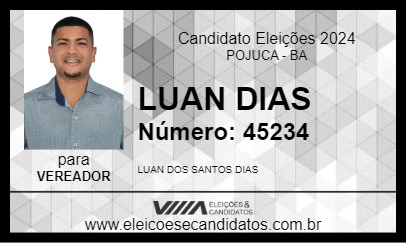 Candidato LUAN DIAS 2024 - POJUCA - Eleições