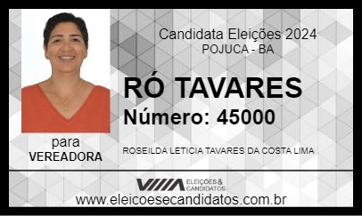 Candidato RÓ TAVARES 2024 - POJUCA - Eleições