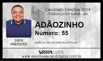 Candidato ADÃOZINHO 2024 - ITAGUAÇU DA BAHIA - Eleições