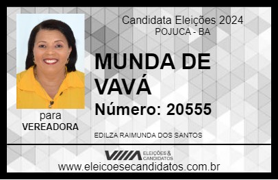 Candidato MUNDA DE VAVÁ 2024 - POJUCA - Eleições