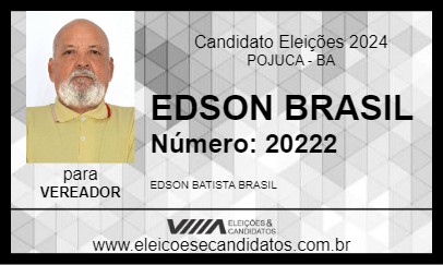 Candidato EDSON BRASIL 2024 - POJUCA - Eleições