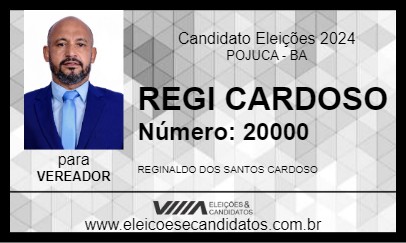 Candidato REGI CARDOSO 2024 - POJUCA - Eleições