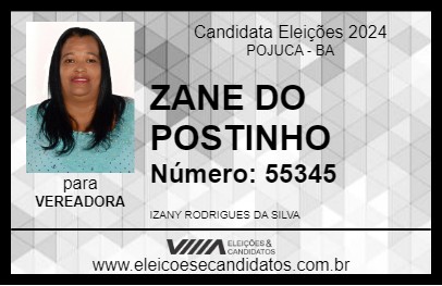 Candidato ZANE DO POSTINHO 2024 - POJUCA - Eleições