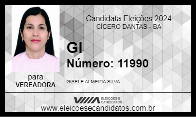 Candidato GI 2024 - CÍCERO DANTAS - Eleições