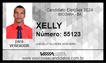 Candidato XELLY 2024 - IBICOARA - Eleições