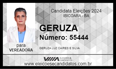 Candidato GERUZA 2024 - IBICOARA - Eleições