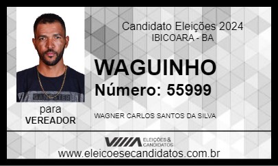 Candidato WAGUINHO 2024 - IBICOARA - Eleições