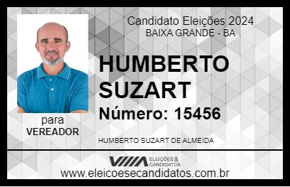 Candidato HUMBERTO SUZART 2024 - BAIXA GRANDE - Eleições