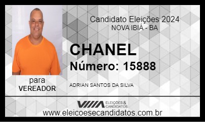 Candidato CHANEL 2024 - NOVA IBIÁ - Eleições