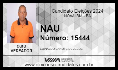 Candidato NAU 2024 - NOVA IBIÁ - Eleições