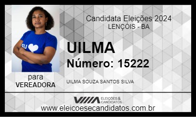 Candidato UILMA 2024 - LENÇÓIS - Eleições