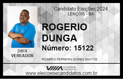 Candidato ROGERIO DUNGA 2024 - LENÇÓIS - Eleições