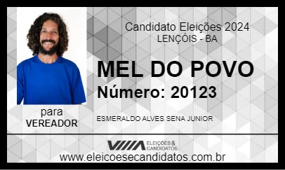 Candidato MEL DO POVO 2024 - LENÇÓIS - Eleições