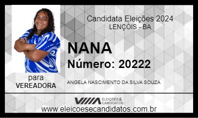 Candidato NANA 2024 - LENÇÓIS - Eleições