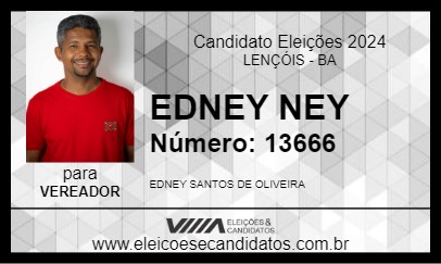 Candidato EDNEY NEY 2024 - LENÇÓIS - Eleições