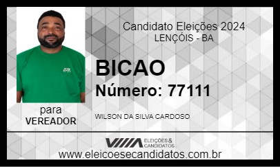 Candidato BICAO 2024 - LENÇÓIS - Eleições