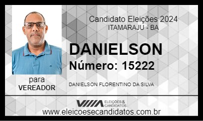 Candidato DANIELSON 2024 - ITAMARAJU - Eleições