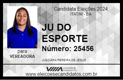 Candidato JU DO ESPORTE 2024 - ITATIM - Eleições