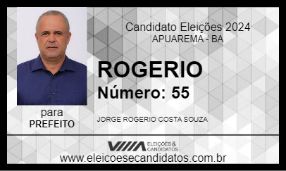 Candidato ROGERIO 2024 - APUAREMA - Eleições