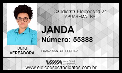 Candidato JANDA 2024 - APUAREMA - Eleições