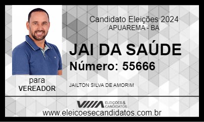 Candidato JAI DA SAÚDE 2024 - APUAREMA - Eleições