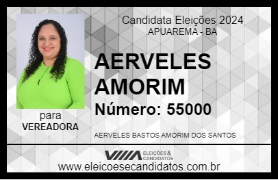 Candidato AERVELES AMORIM 2024 - APUAREMA - Eleições