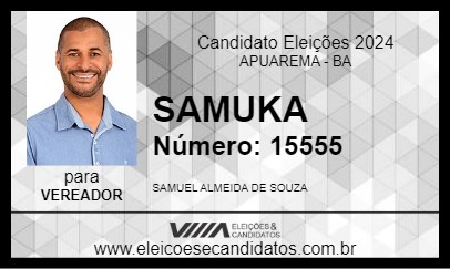 Candidato SAMUKA 2024 - APUAREMA - Eleições