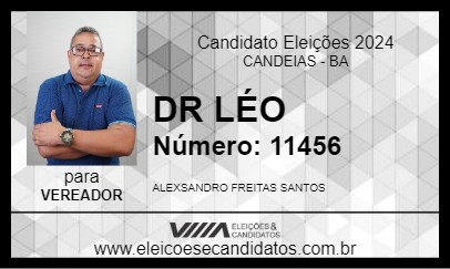 Candidato DR LÉO 2024 - CANDEIAS - Eleições