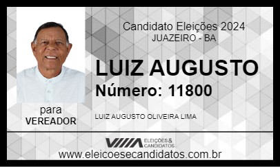 Candidato LUIZ DO CARRO DE SOM 2024 - JUAZEIRO - Eleições