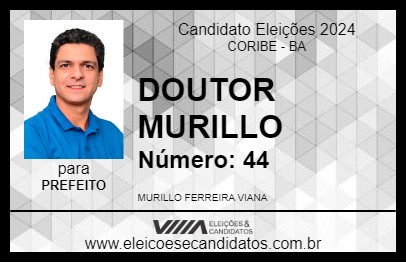 Candidato DOUTOR MURILLO 2024 - CORIBE - Eleições