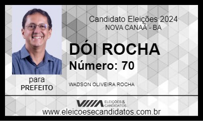 Candidato DÓI ROCHA 2024 - NOVA CANAÃ - Eleições