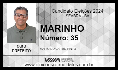 Candidato MARINHO 2024 - SEABRA - Eleições