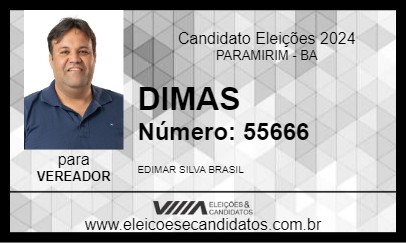 Candidato DIMAS 2024 - PARAMIRIM - Eleições