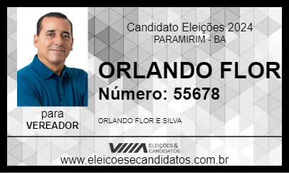 Candidato ORLANDO FLOR 2024 - PARAMIRIM - Eleições