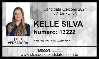 Candidato KELLE SILVA 2024 - COTEGIPE - Eleições