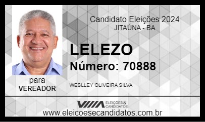 Candidato LELEZO 2024 - JITAÚNA - Eleições