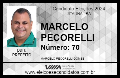 Candidato MARCELO PECORELLI 2024 - JITAÚNA - Eleições