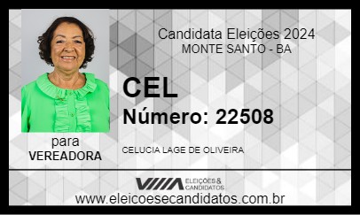 Candidato CEL 2024 - MONTE SANTO - Eleições