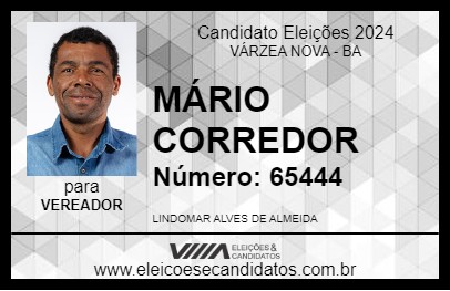 Candidato MÁRIO CORREDOR 2024 - VÁRZEA NOVA - Eleições